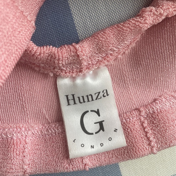 Hunza G Dusty Pink Nile Bikini Top - Picture 5 of 5